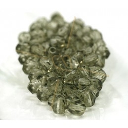 Perles a facettes 4mm  Gris