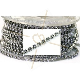 chain steel with strass PP18 Violet
