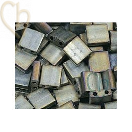 TILA BEAD MATTE MET SILVER GREY