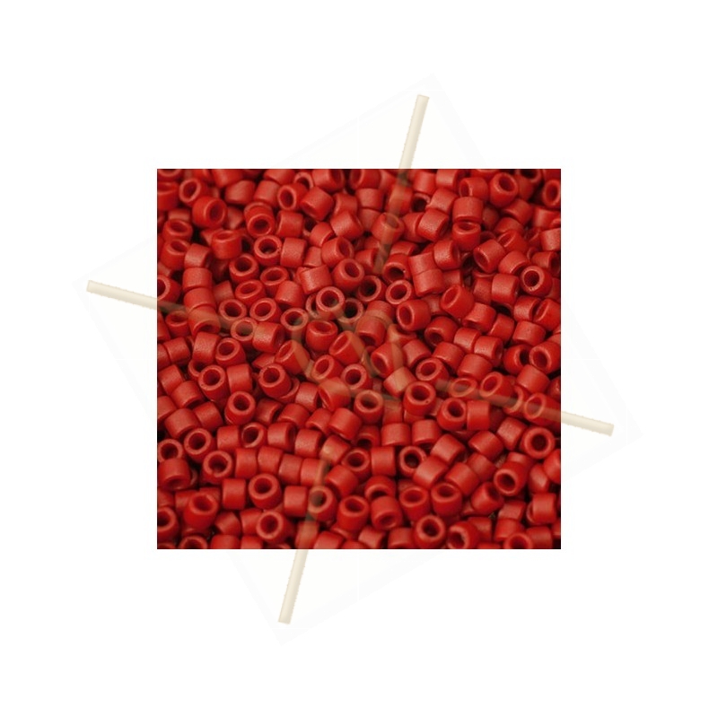 Opaque Glazed Frosted Red - Delica 11/0 5gr.