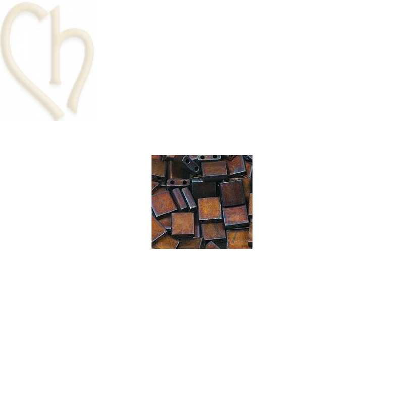 Tilla bead matte metal copper