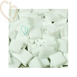 Tila bead opaque white