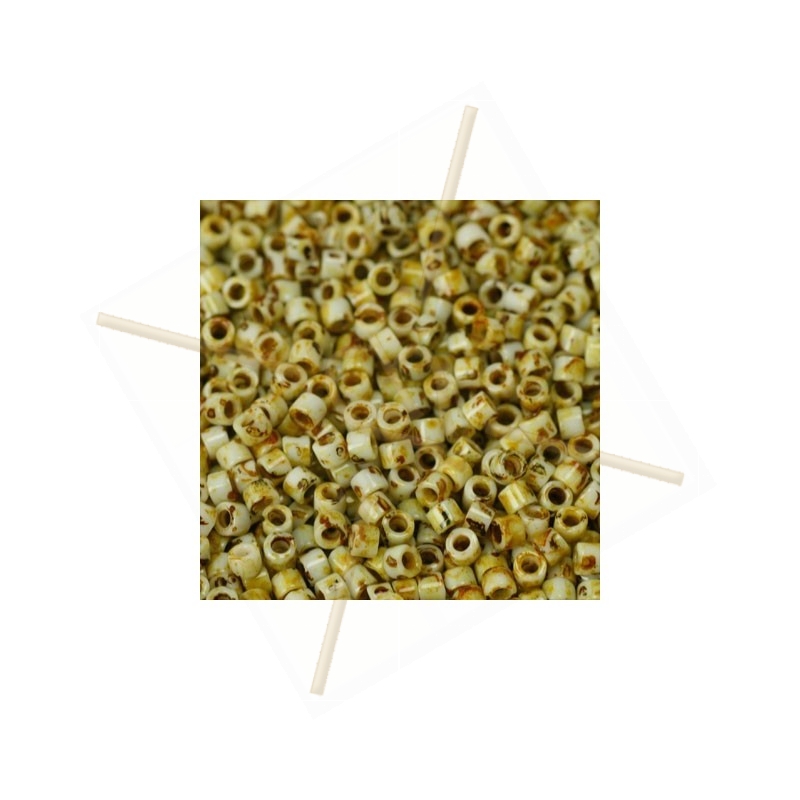 Opaque Brown Picasso - Delica 11/0 5gr.