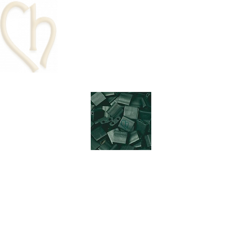 Tila bead matte black