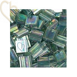 TILA BEAD DK TR GREY RNBW LUSTER