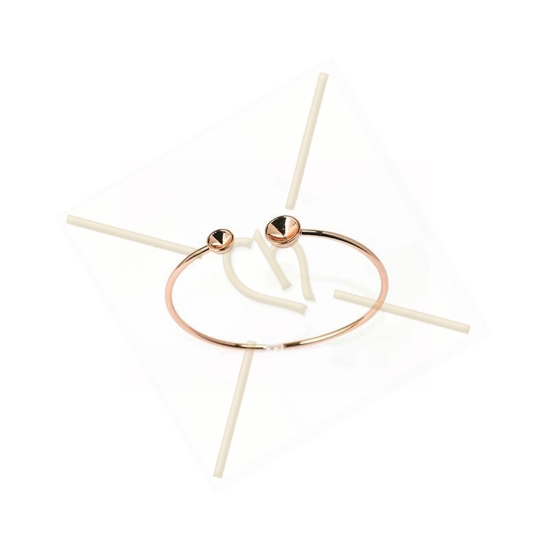 bracelet rose goudkleur "one size" voor Swarovski strass SS39 en SS24