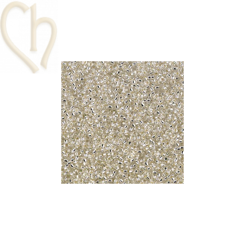 15/0 cristal silverlined