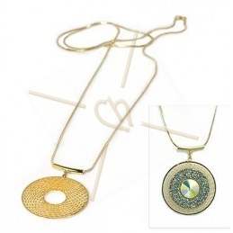 ketting 80cm met "dreamcatcher" gold