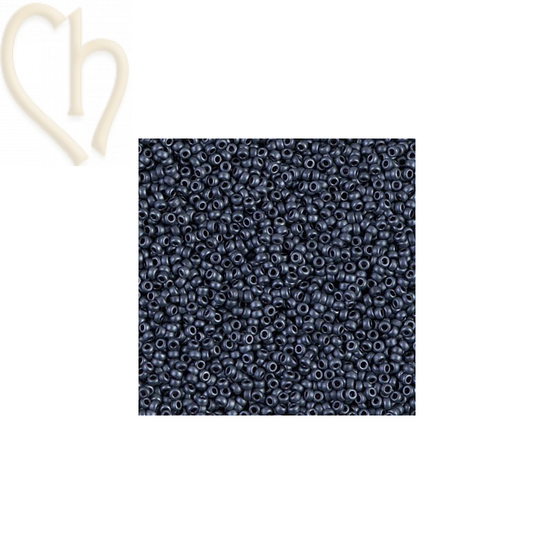 15/0 MATTE BLUE GREY  