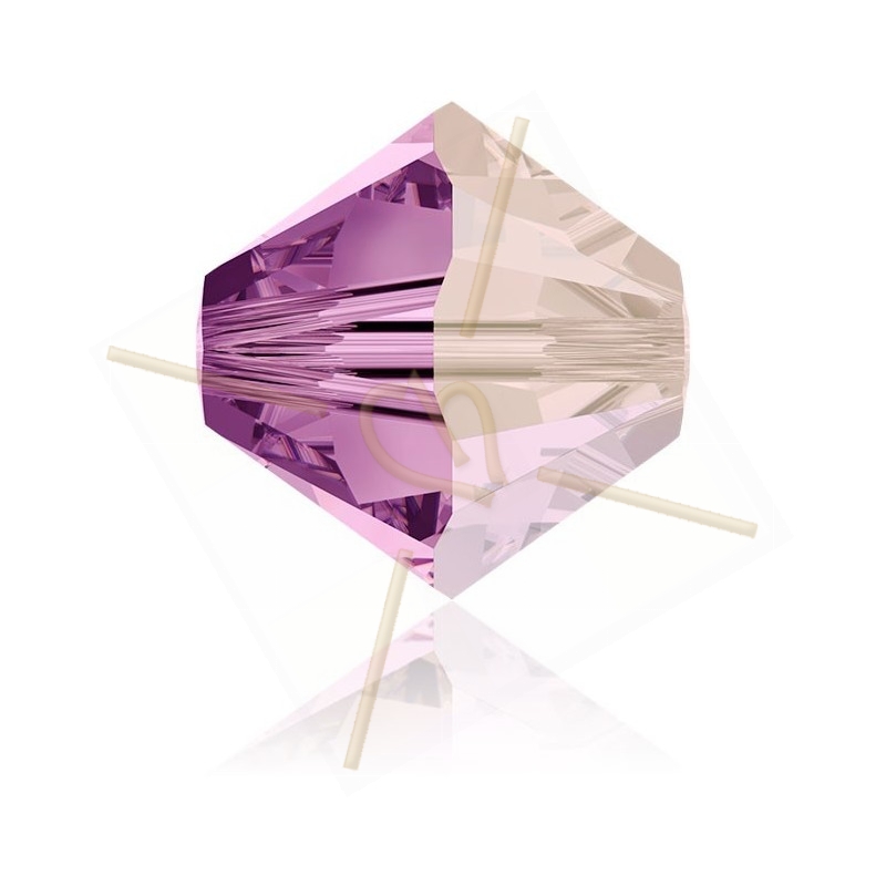 4mm Toupie Light Amethist Satin Swarovski 212SAT