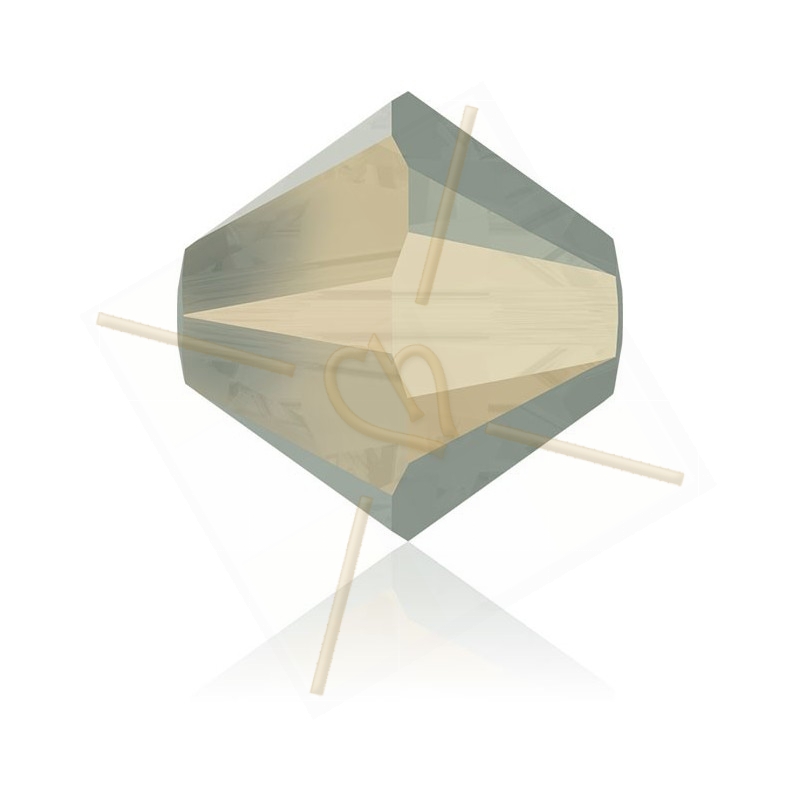 4mm bicone Light Grey Opal Swarovski 383