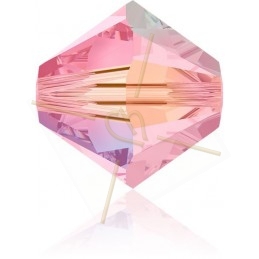 4mm bicone Light Rose AB2x Swarovski 223AB2x