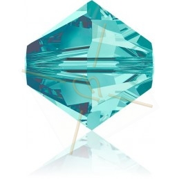 6mm Bicone Blue Zircon Swarovski 229