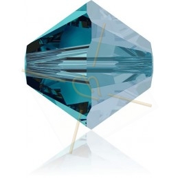 6mm Bicones Indicolite Satin Swarovski 379SAT