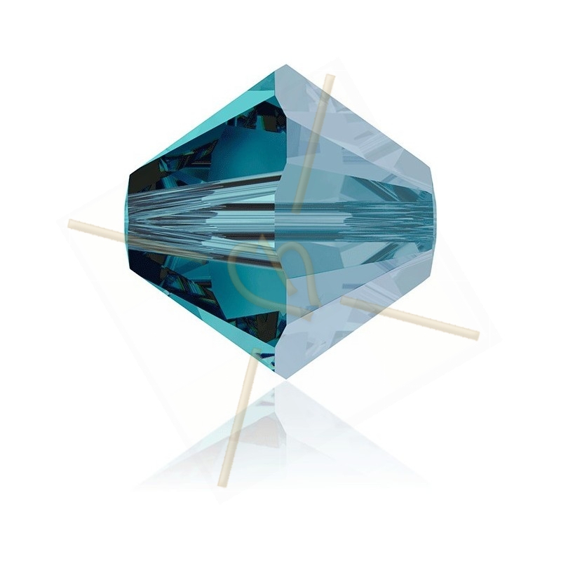 6mm Toupie Indicolite Satin Swarovski 379SAT