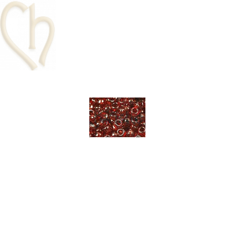 15/0 garnet gold luster