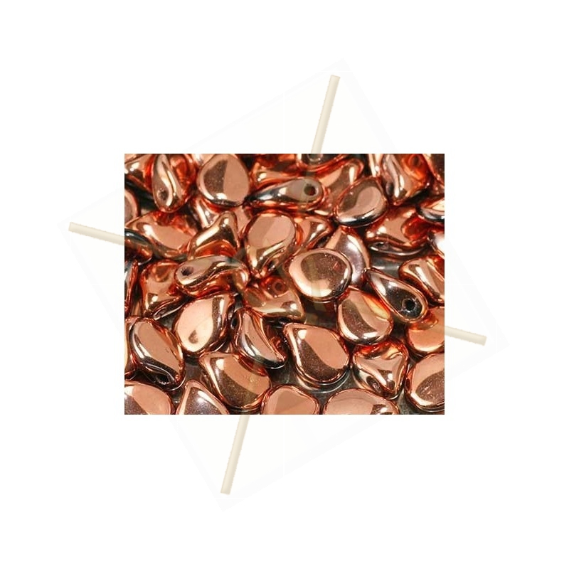 Pip Perles 5*7mm Crystal Capri Gold