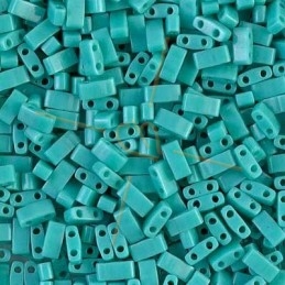 Half Tila Miyuki 5*2mm Opaque Turquoise Green