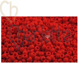 15/0 OPAQUE DARK RED 