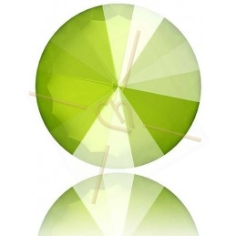 1122 - 14mm Rivoli Swarovski Lime L125S