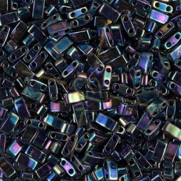 Half Tila Miyuki 5*2mm Medium Blue Iris 455