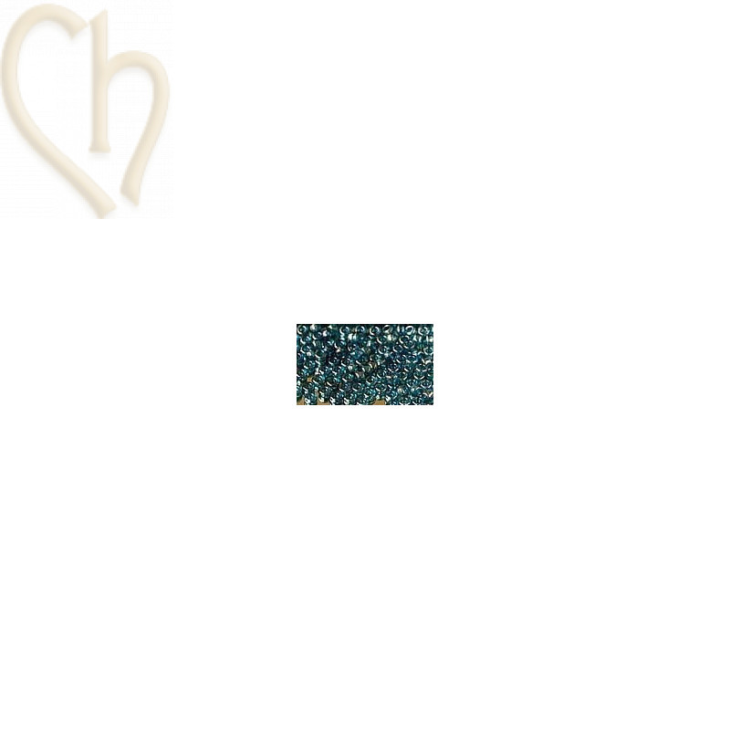 15/0 LINED MET MIX GLD BEG AQ 