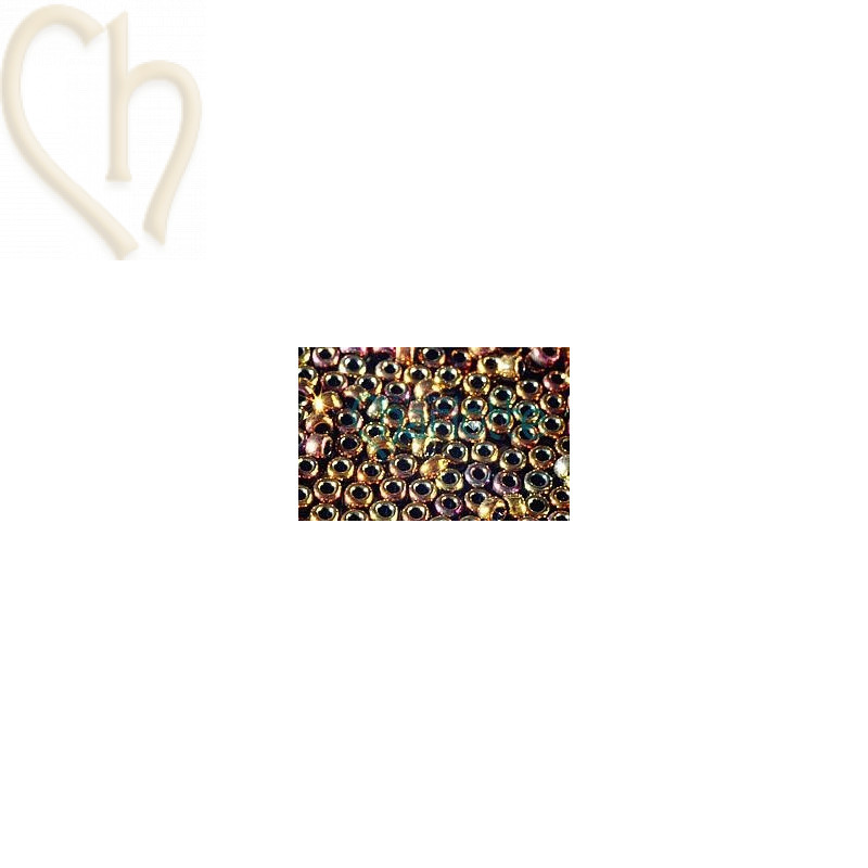 15/0 metallic gold iris