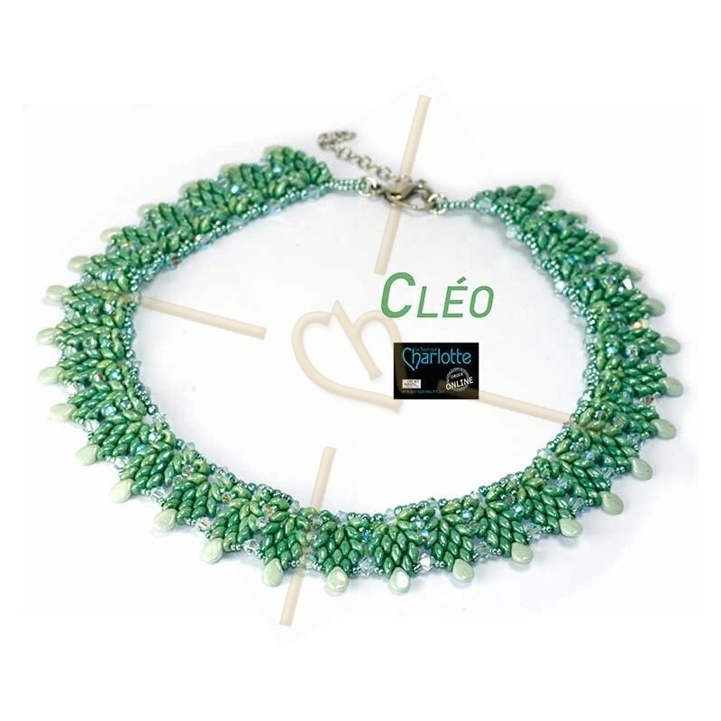 Kit Collier Cléo  Vert Menthe