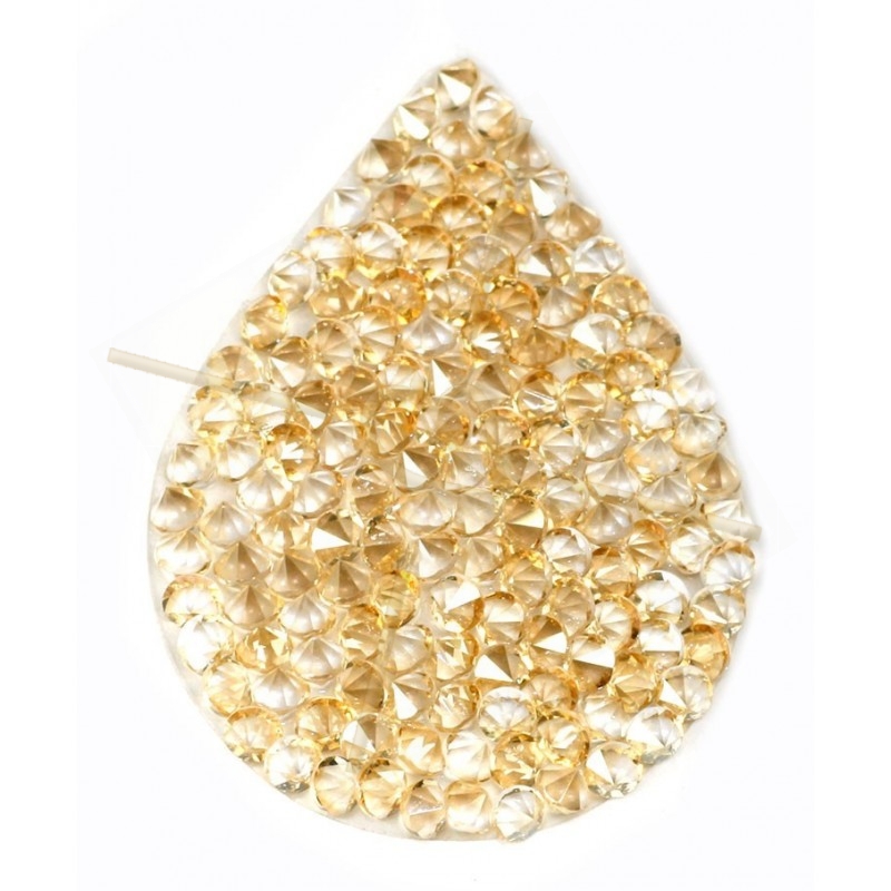 Swarovski Fine Rocks Larme 21*28mm Golden Shadow