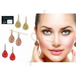 Earrings Larme 21*28mm Rose Gold