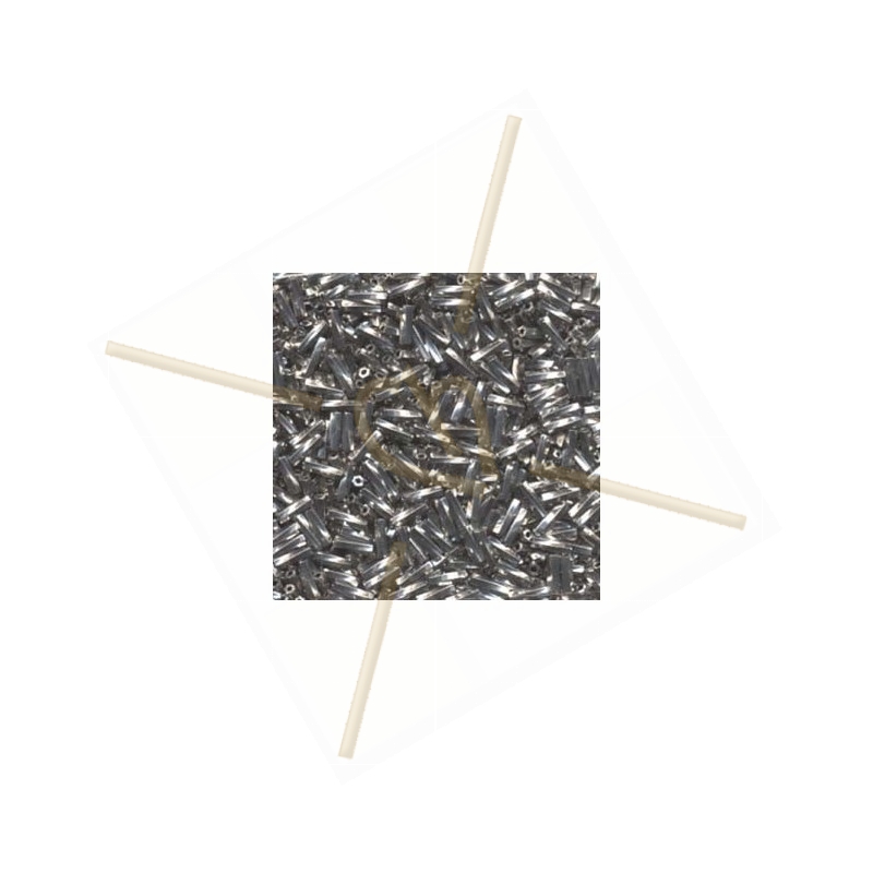 Twisted Buggle 6mm Miyuki Palladium