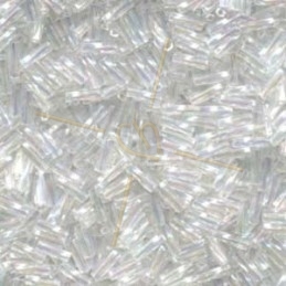 Twisted Buggle 6mm Miyuki Crystal AB