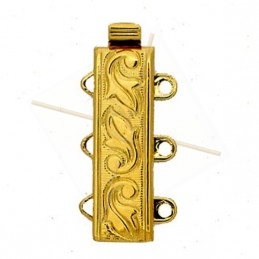 Schuifslot Neumann Claspgarten 3-rijen Gold