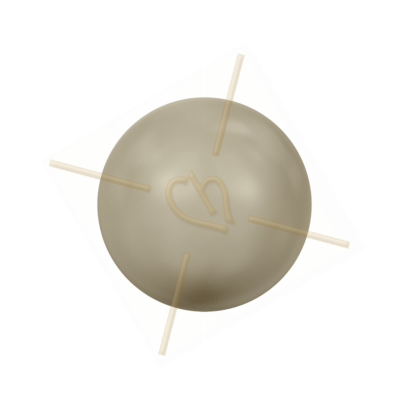 Platinum Pearl 459 Swarovski 10mm