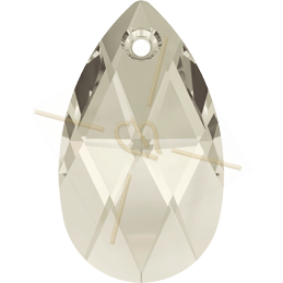 pendant drop 22mm Swarovski Silver Shade SSH