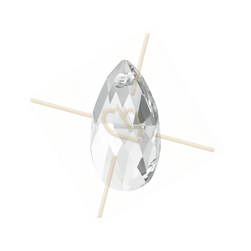 hanger druppel 22mm Swarovski Crystal 001