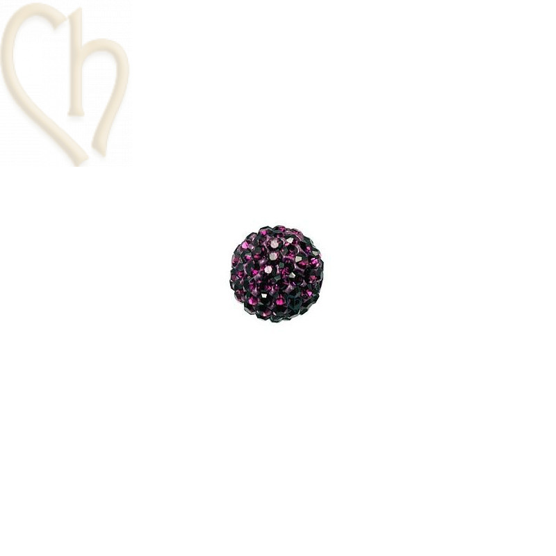 strassbal 8mm round amethist