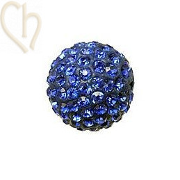 boule de strass 8mm blue roi