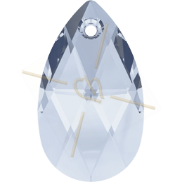 pendant drop 22mm Swarovski Blue Shade BLSH