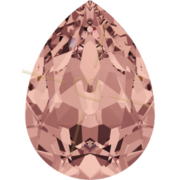 4320 14*10mm pear Swarovski Blush rose