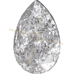 4320 14*10mm pear Swarovski Silver Patina