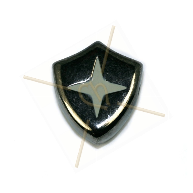 intercallaire metal "shield" 14mm Gunmetal