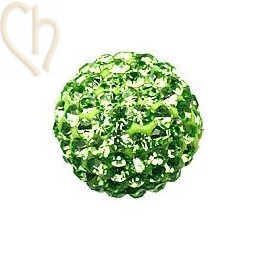 strassbal 10mm round peridot