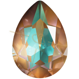4320 14*10mm pear Swarovski Cappuchinno DeLite L133D