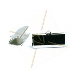 pince-cordon 21*9mm Rhodium plated