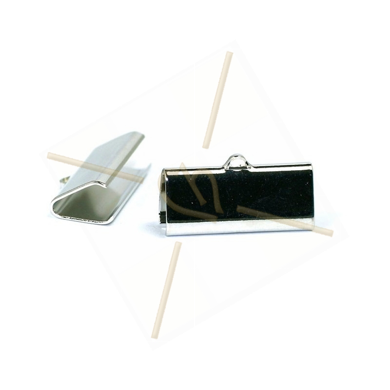 pince-cordon 21*9mm Rhodium plated