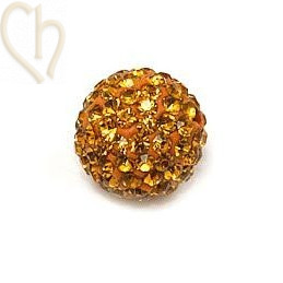 boule de strass 12mm topaz