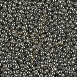 Rocaille 11/0 Miyuki Galvanised Dark Steel 11-1087