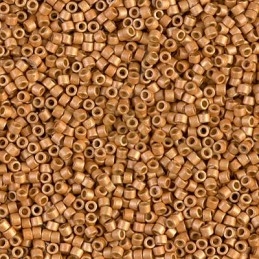 Miyuki Delica 11/0 Gold Opaque Metallic Mat