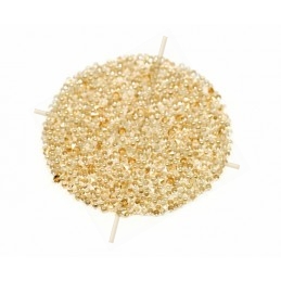 Pastille 24mm rond Swarovski Crystal Fabric-it Golden Shadow